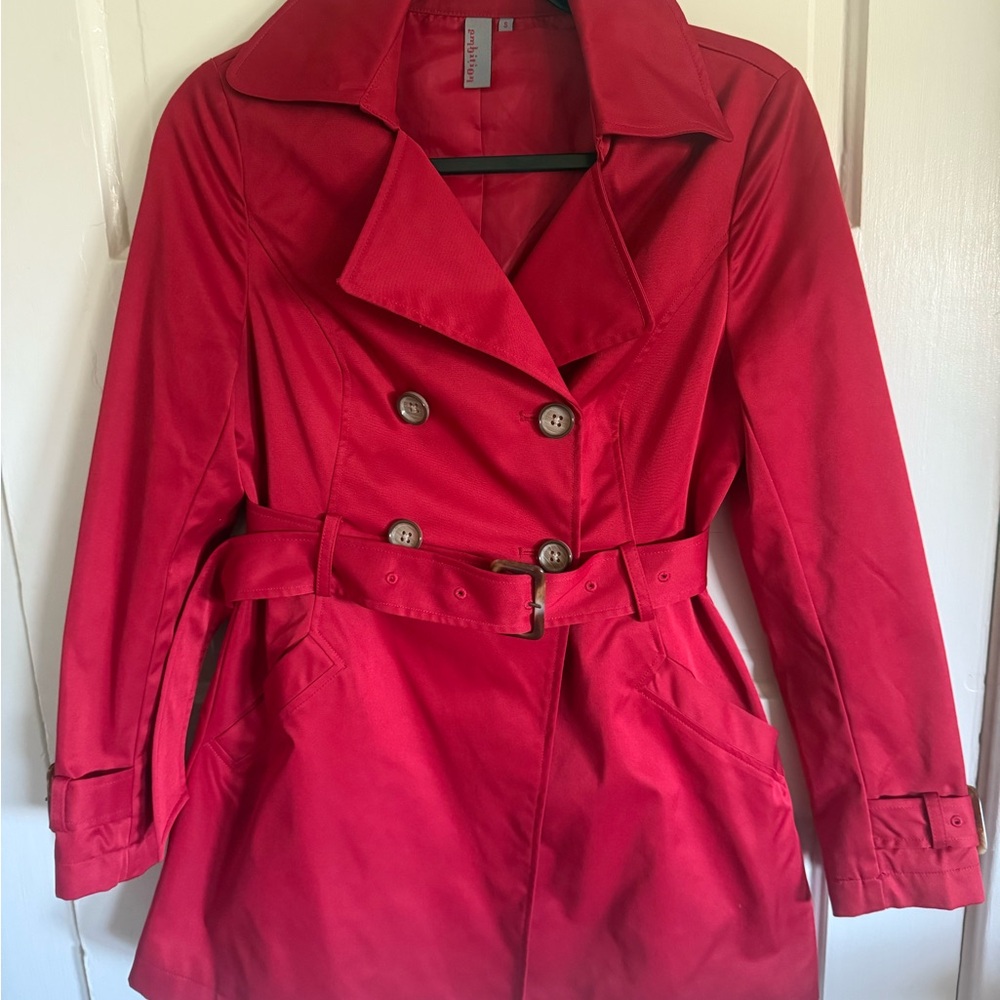 Ambition Scarlet Trench Coat